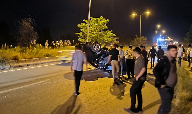 Patnos Ta Trafik Kazas Otomobil Takla Att A R Haber A R